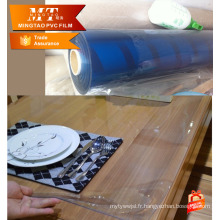 Feuille transparente en PVC pour la couverture